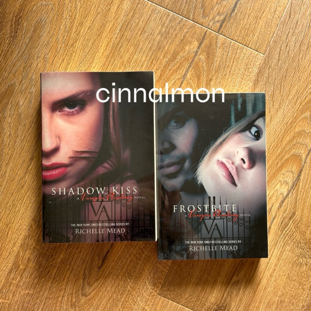 Vampire Academy - Richelle Mead - Book 2 Frostbite, Book 3 Shadow Kiss Novel Young Adult Preloved OR