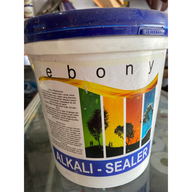 EBONY Alkali Sealer Cat Dasar Siler Pail 25 KG Untuk Tembok Dinding Interior Exterior