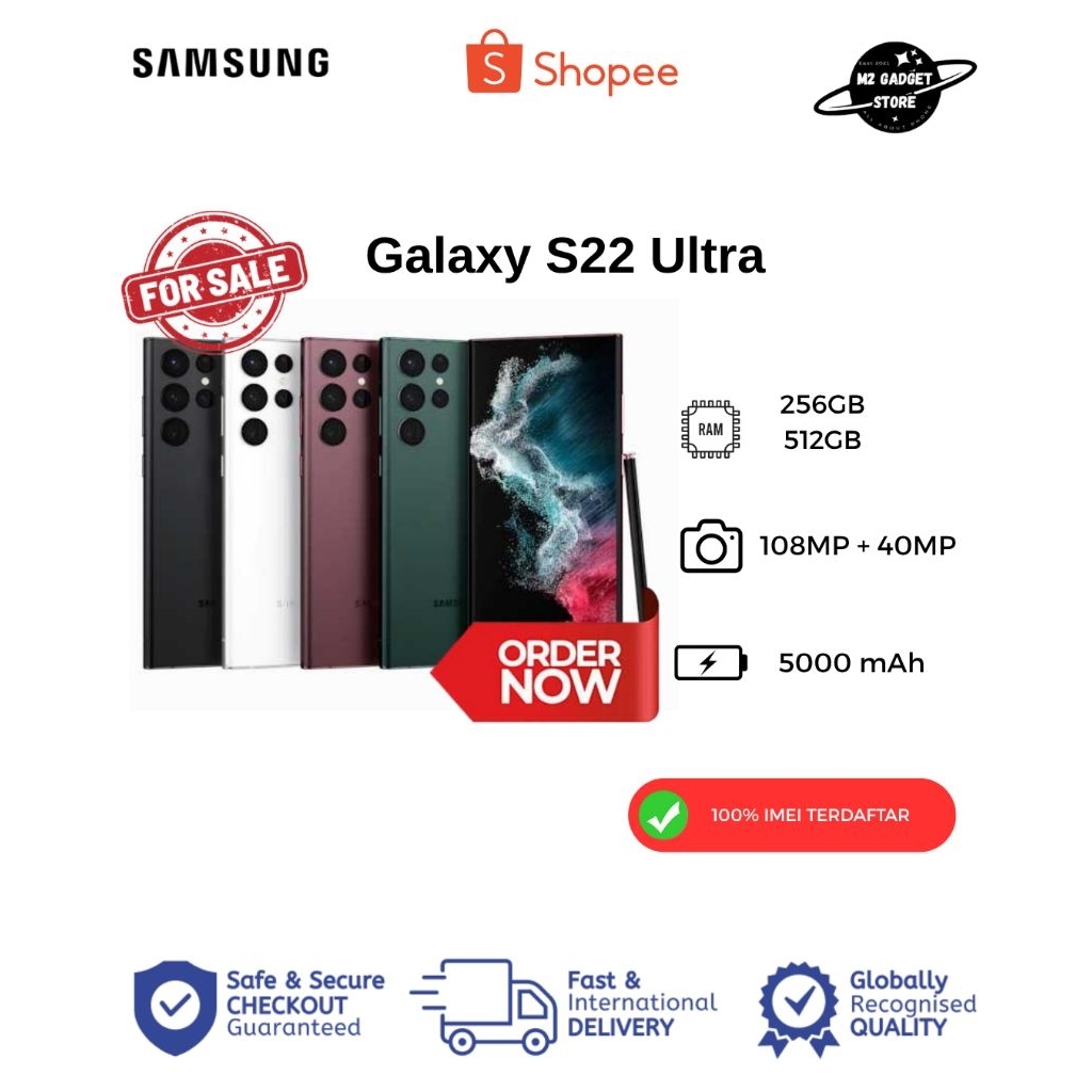 Samsung Galaxy S22 Ultra 5G 12/256GB SEIN