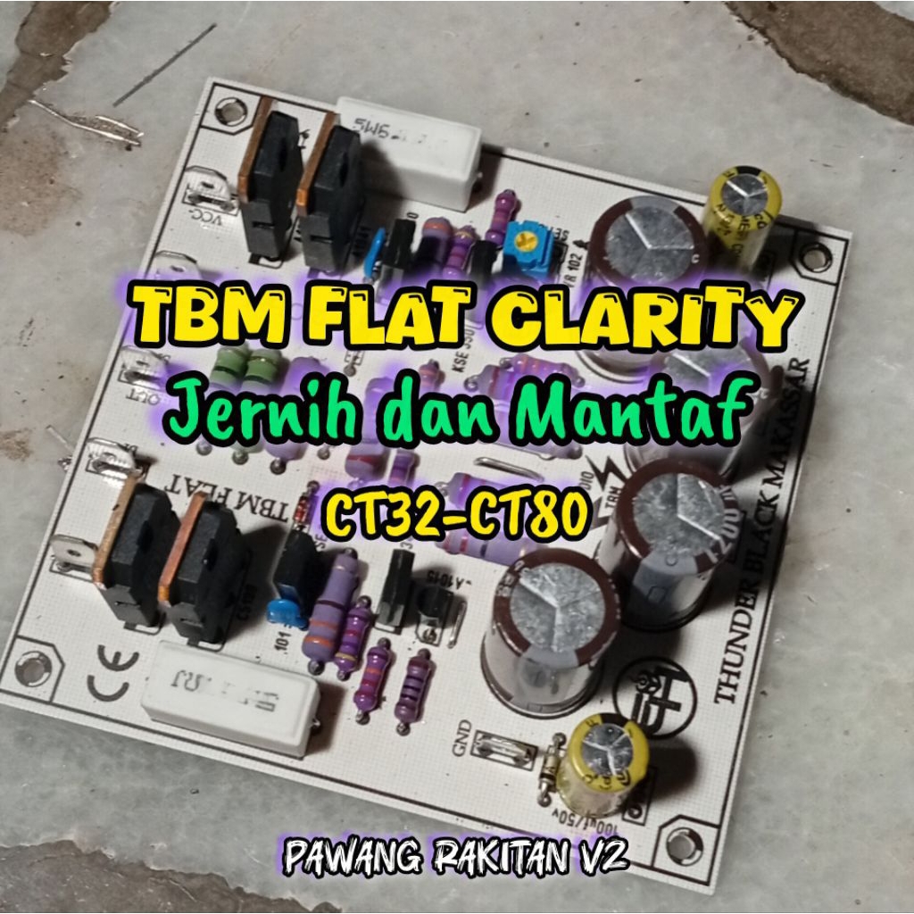 Kit Driver TBM Flat Clarity Spek Balap Karung