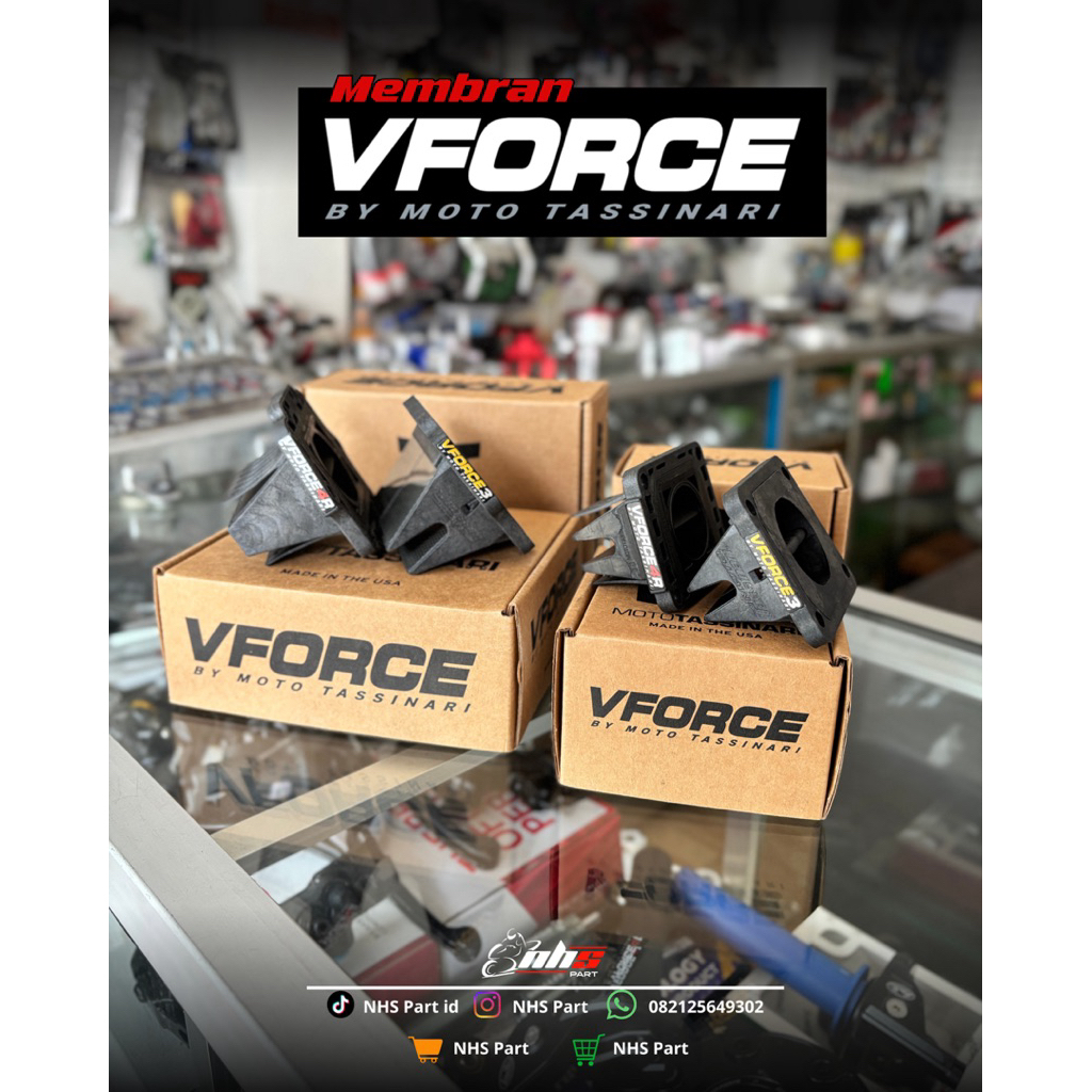 Membran VFORCE3 dan VFORCE4 Original USA untuk Kawasaki Ninja dan Yamaha RX King