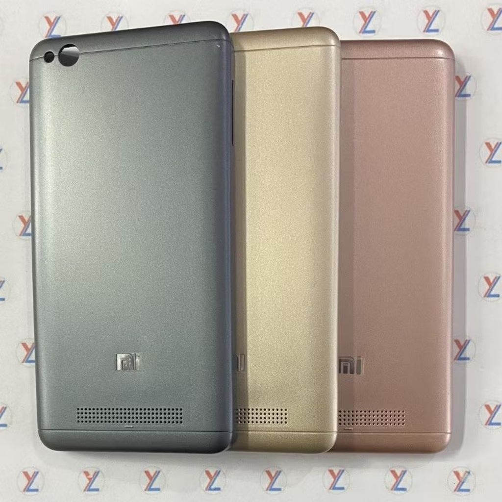 Back Door Cover Casing Tutup Belakang Pengganti Kesing Housing HP Xiaomi Redmi 4A + Tombol