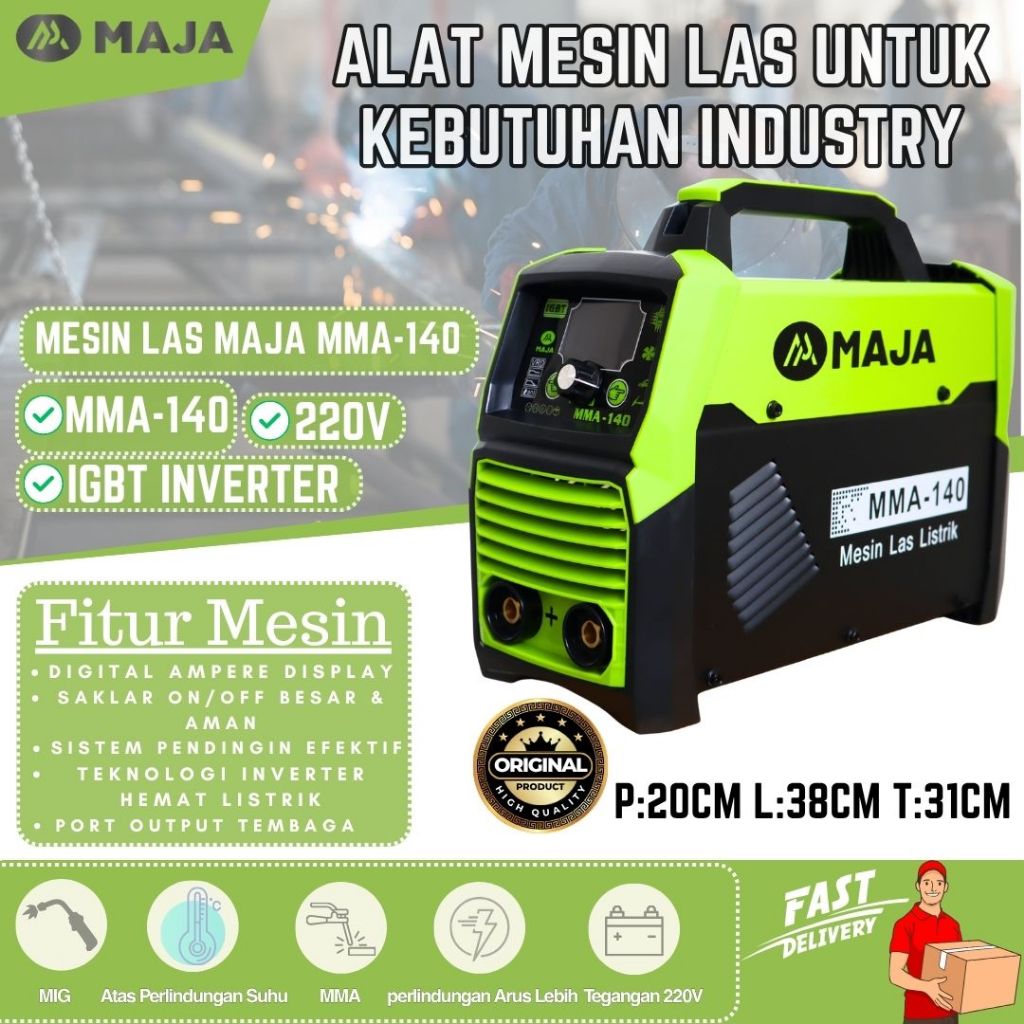 Maja Mesin Las MMA 120 Inverter Mesin las Mesin trafo las Mesin las Mesin trafo las Welding machine 