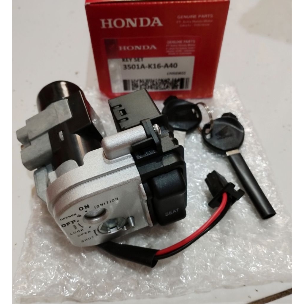 Kunci kontak set plus jok Scoopy fi K16 tanpa remot