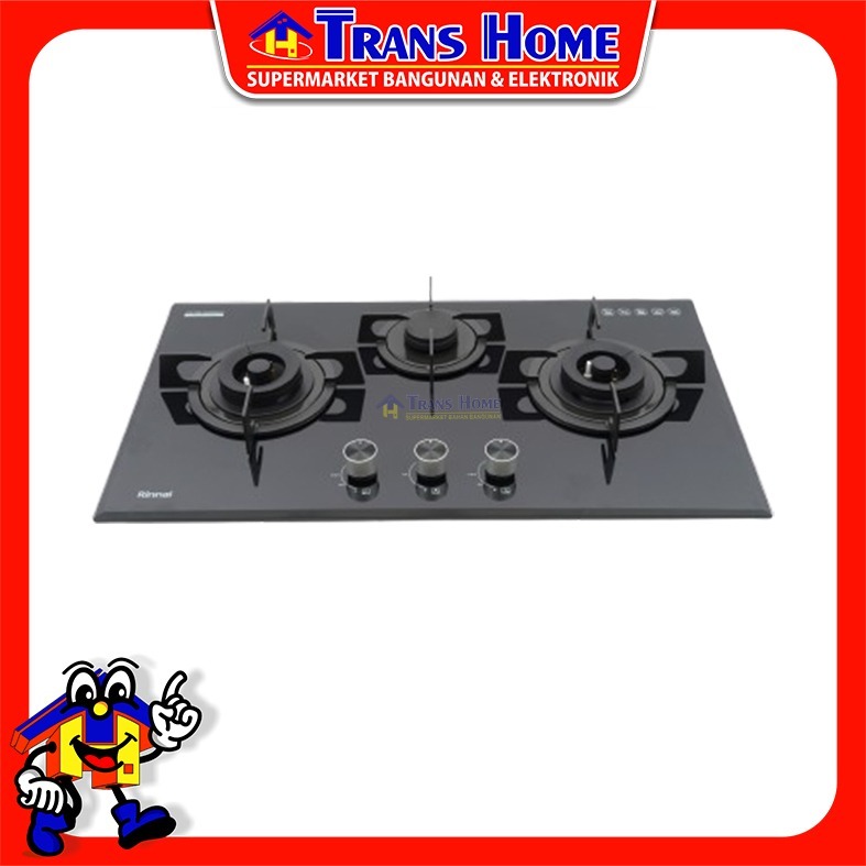 KOMPOR TANAM RINNAI 3 TUNGKU RB-783(GB) (RINNAI )