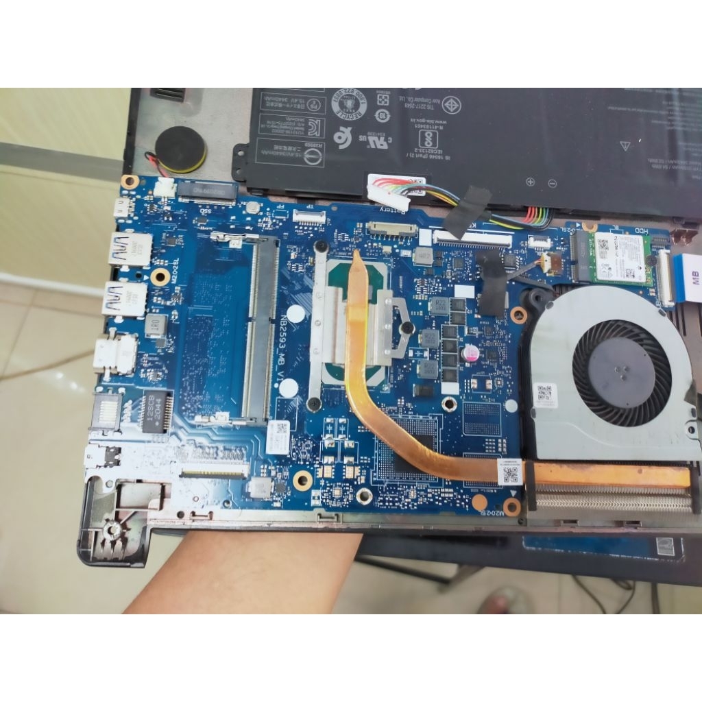 dijaul mesin laptop Acer Aspire A514-53 intel i3 gen 10 ram 4GB DDR4 Onbrod siap pasang