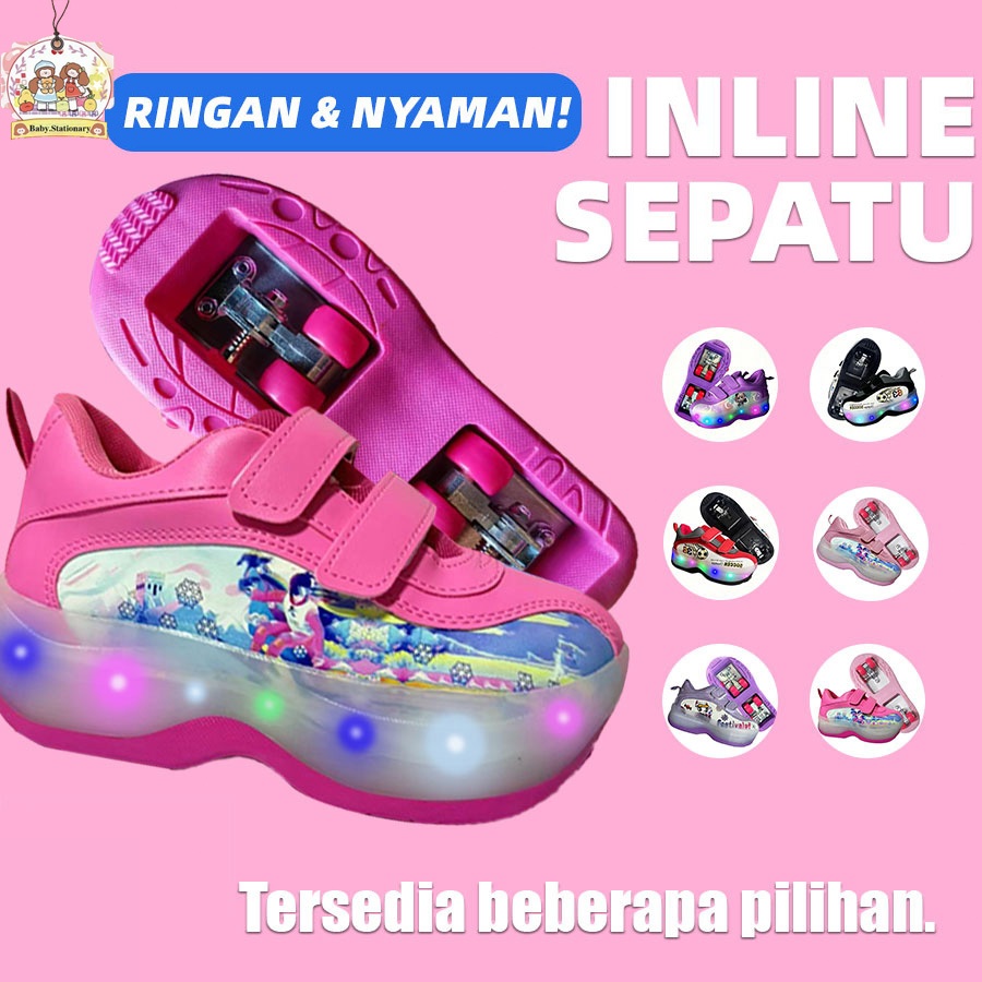 sepatu roda anak perempuan roda 4 sepatu roda / sepatu roda anak perempuan roda