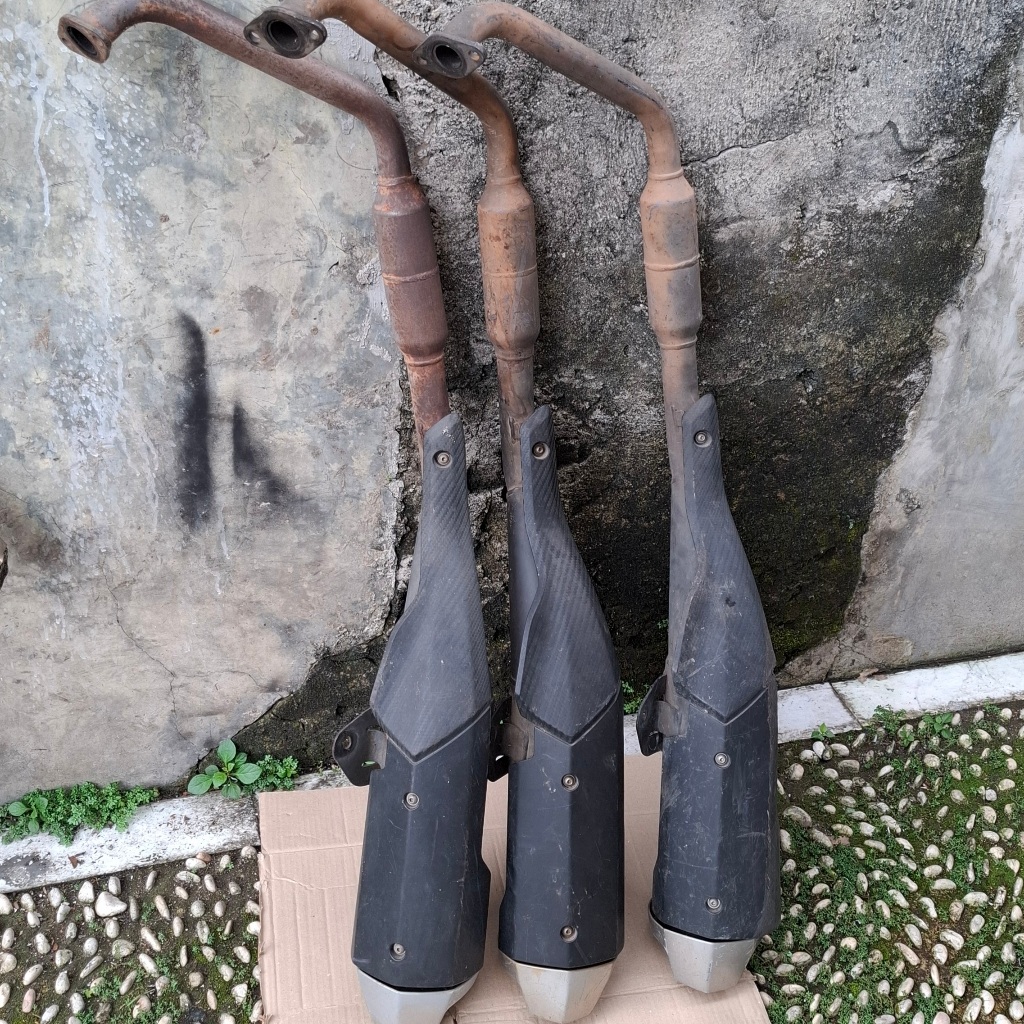 Knalpot standar R15 v3 original copotan asli standar