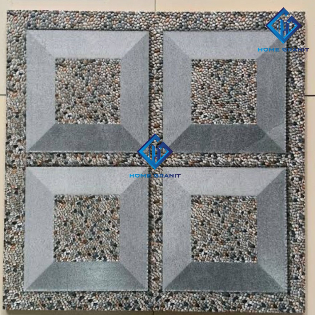 Keramik Lantai 50x50 Stirling Grey | UNO | Carport | Matt