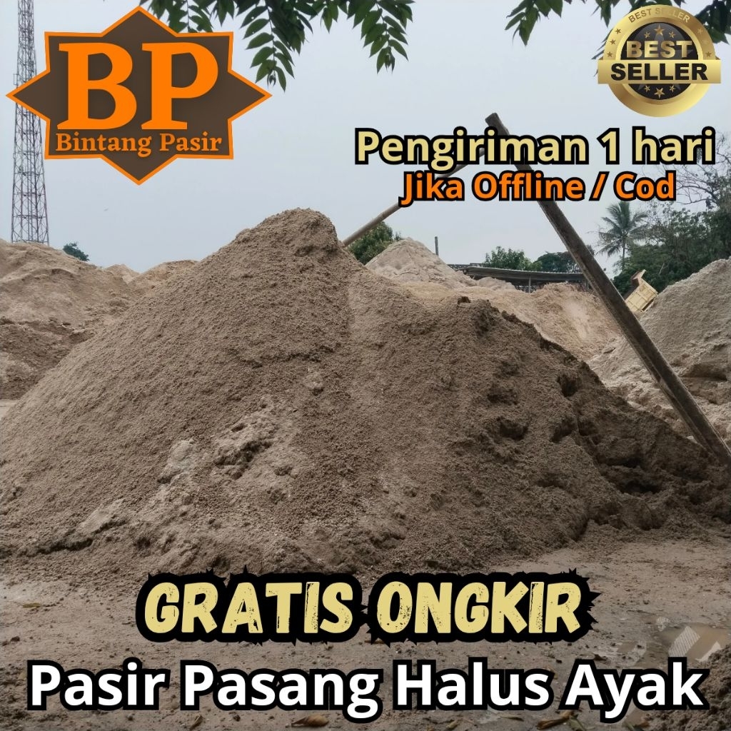 Pasir Plester Dinding / Pasir Pasang Ayak Halus