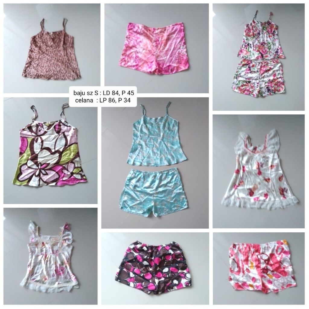 Baju tidur satin size S, prelovedTake all 30rb