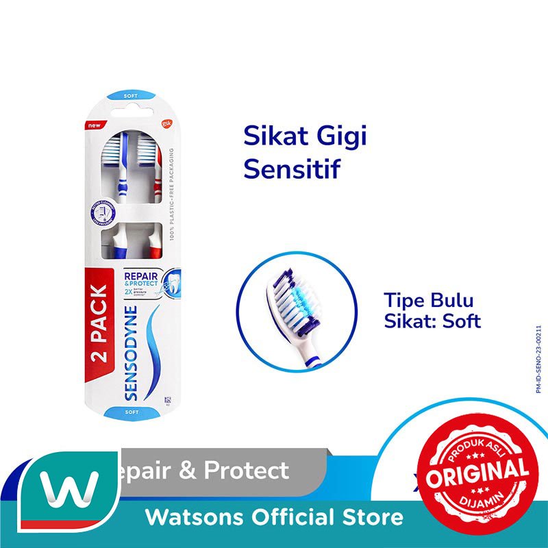 Sensodyne Sikat Gigi Repair & Protect Soft 2'S