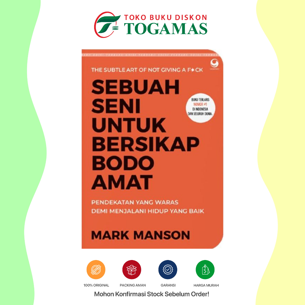 Buku Sebuah Seni Untuk Bersikap Bodo Amat // Jurnal Sebuah Seni Untuk Bersikap Bodo Amat - MARK MANS