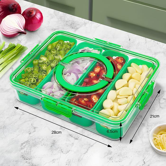 Kontainer Kulkas Tempat Penyimpanan Makanan Dengan Saringan dan Tutup Transparan Penutup penyegelan 