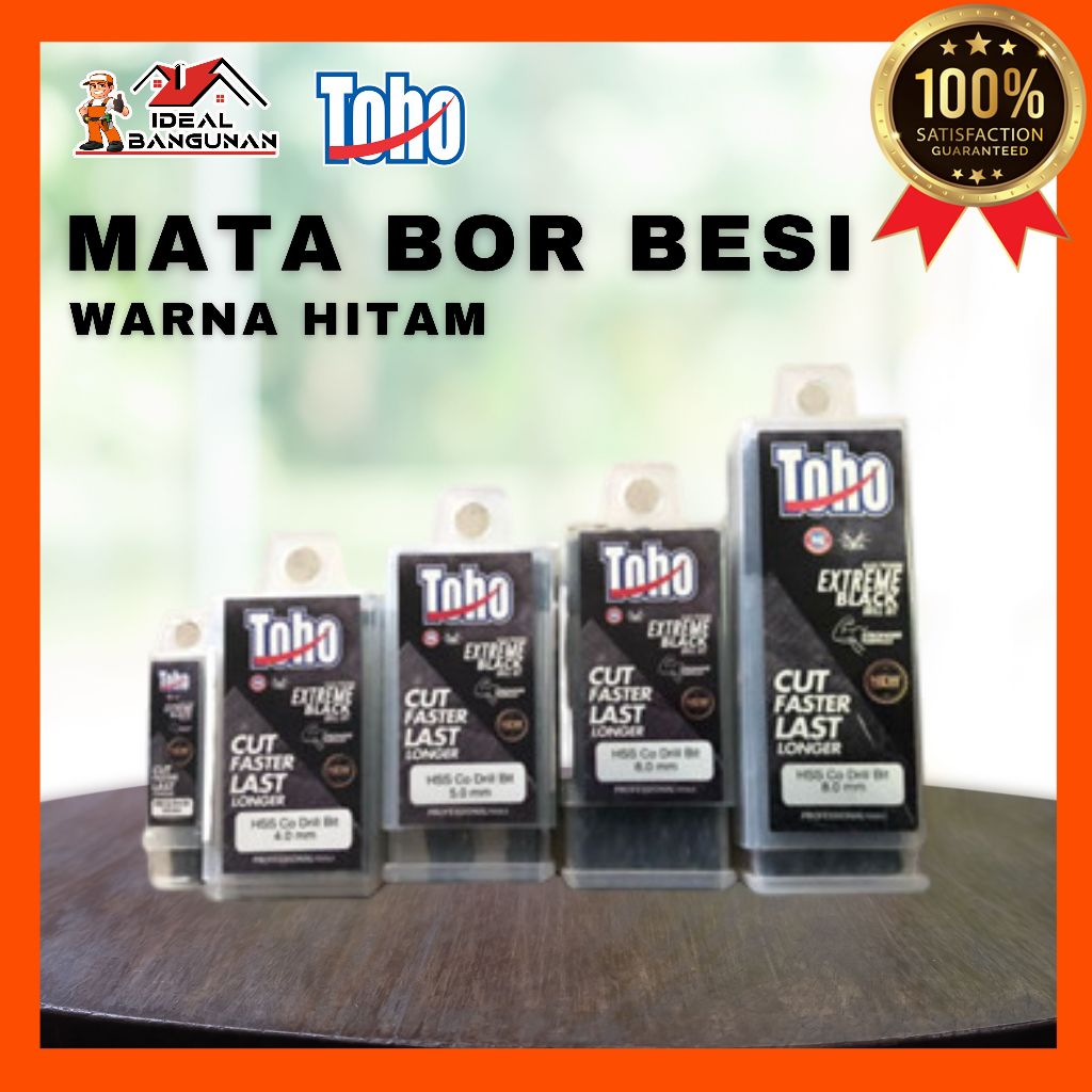 MATA BOR BESI HITAM 3, 4, 5, 6, 8 MM | MATA BOR TOHO | MATA BOR MURAH BAGUS KUAT BERKUALITAS