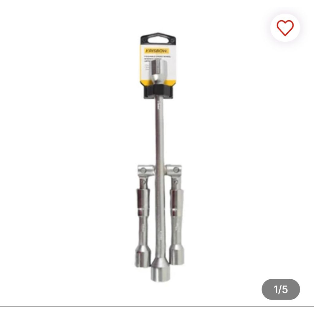 Krisbow Kunci Palang Roda Lipat 35.5 Cm Lrfww1