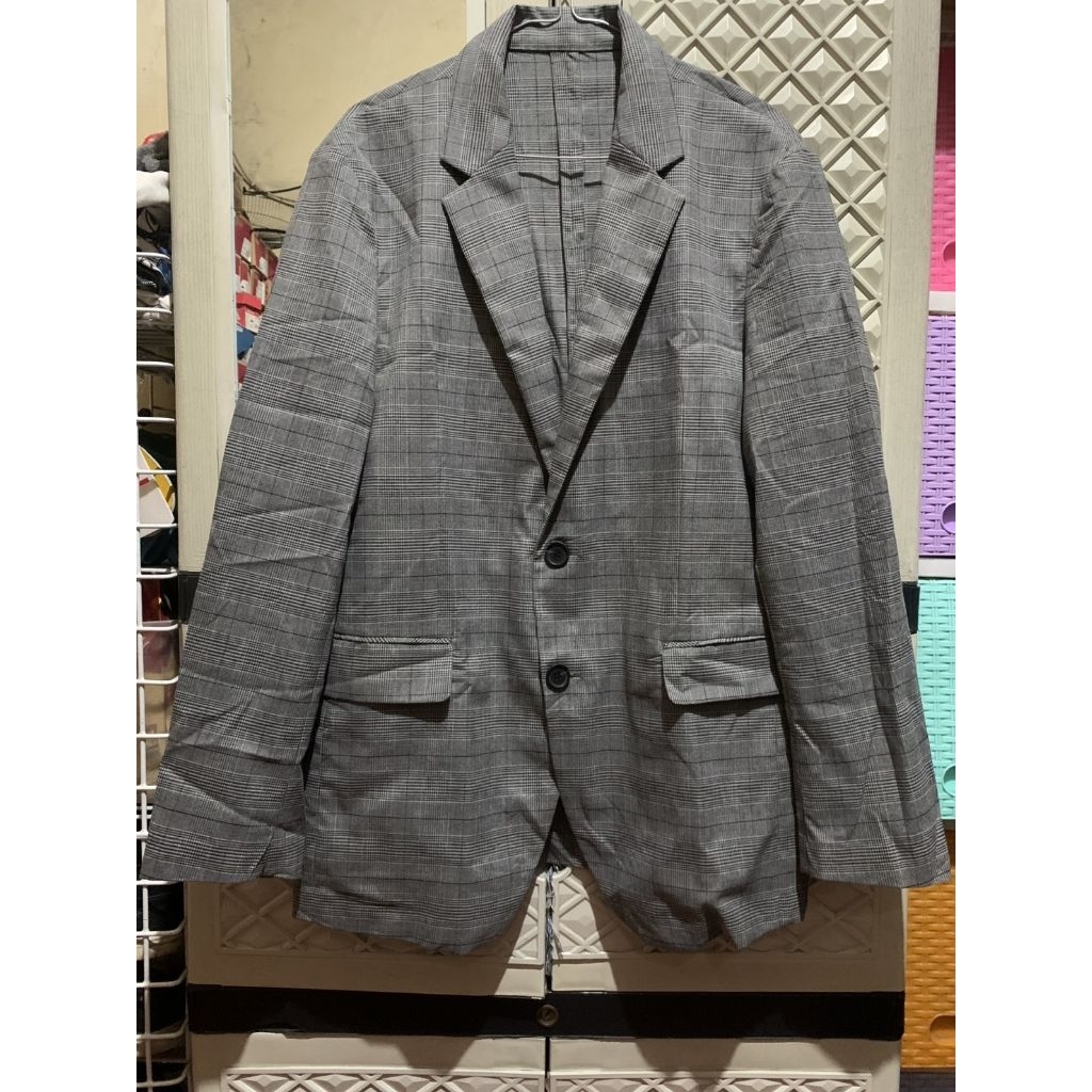 ORIGINAL JAS SUIT COMFORT SPAO BLAZER TUXEDO SINGLE BREASTED TARTAN