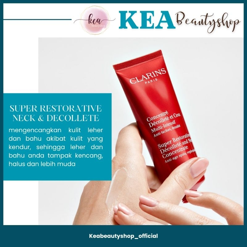 CLARINS SUPER RESTORATIVE DECOLLETE AND NECK CONCENTRATE 75ML