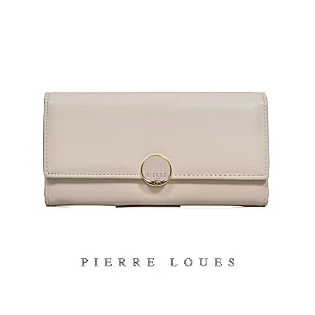 pierre loues dompet beige new
