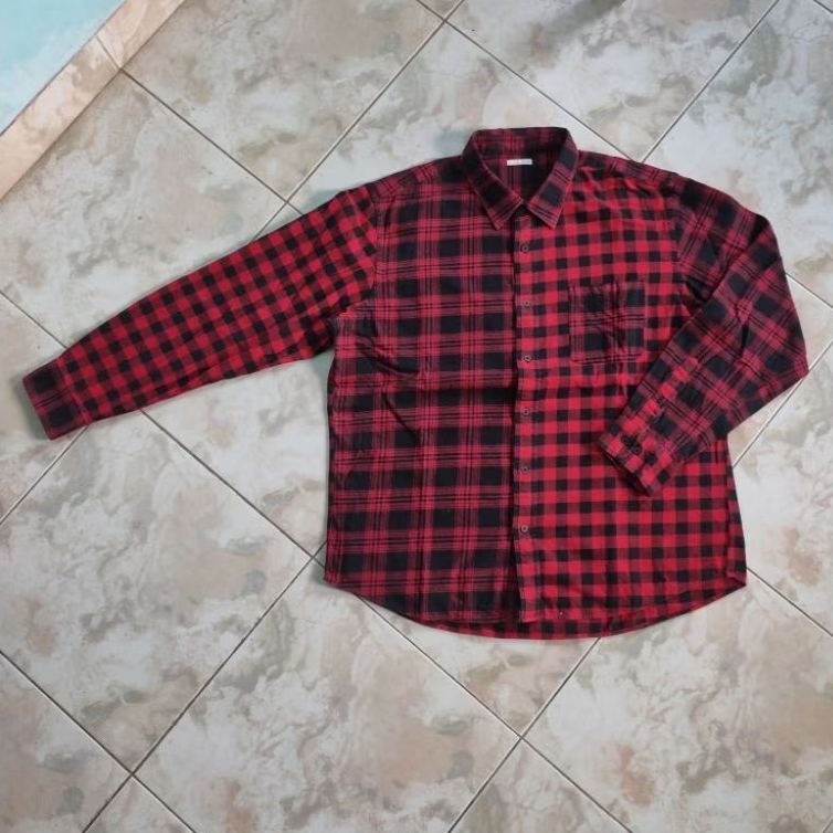 Kemeja GU Flannel