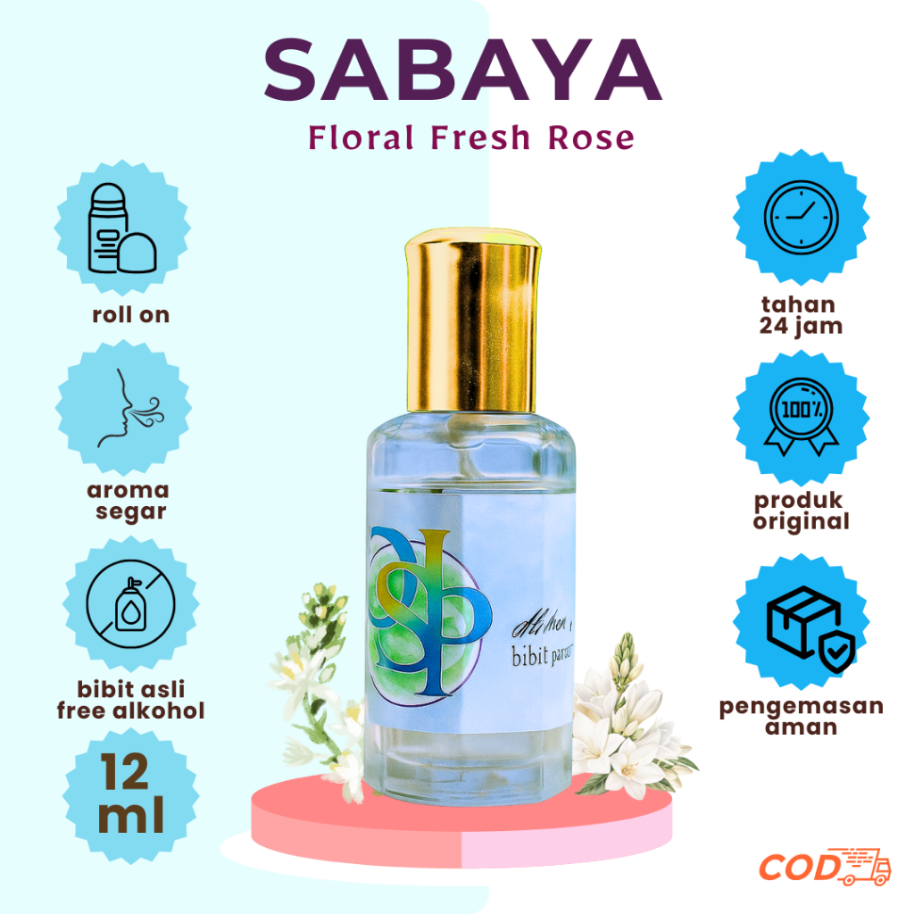 Sabaya Parfum Original Al Rehab 12 ml / Parfum Sabaya