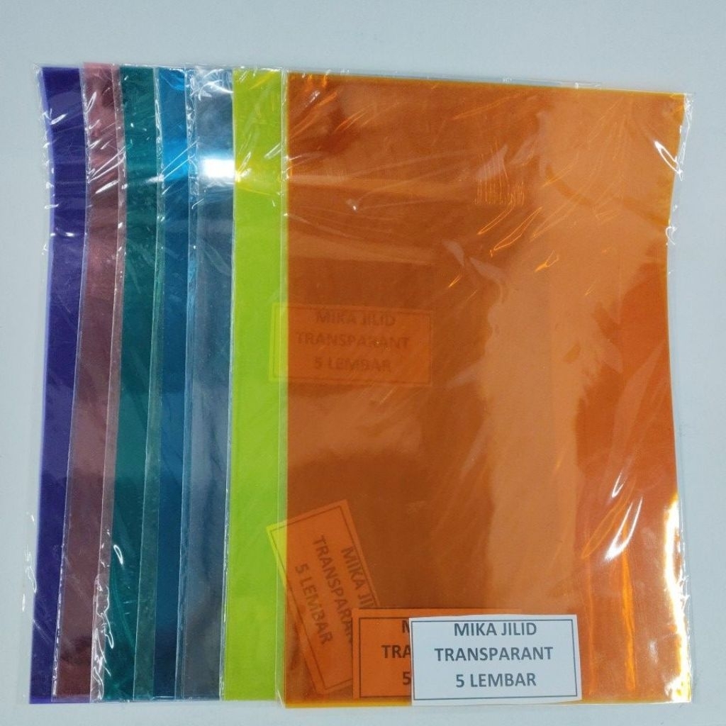 MIKA JILID TRANSPARAN/5 LEMBAR F4