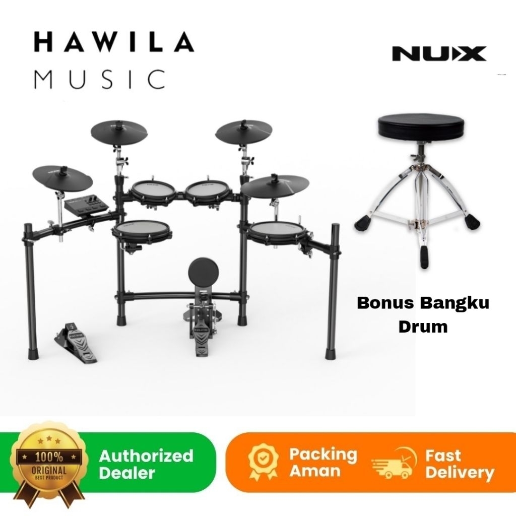 Drum Elektrik NUX DM310 DM 310 Drum Digital Elektrik Drum Original