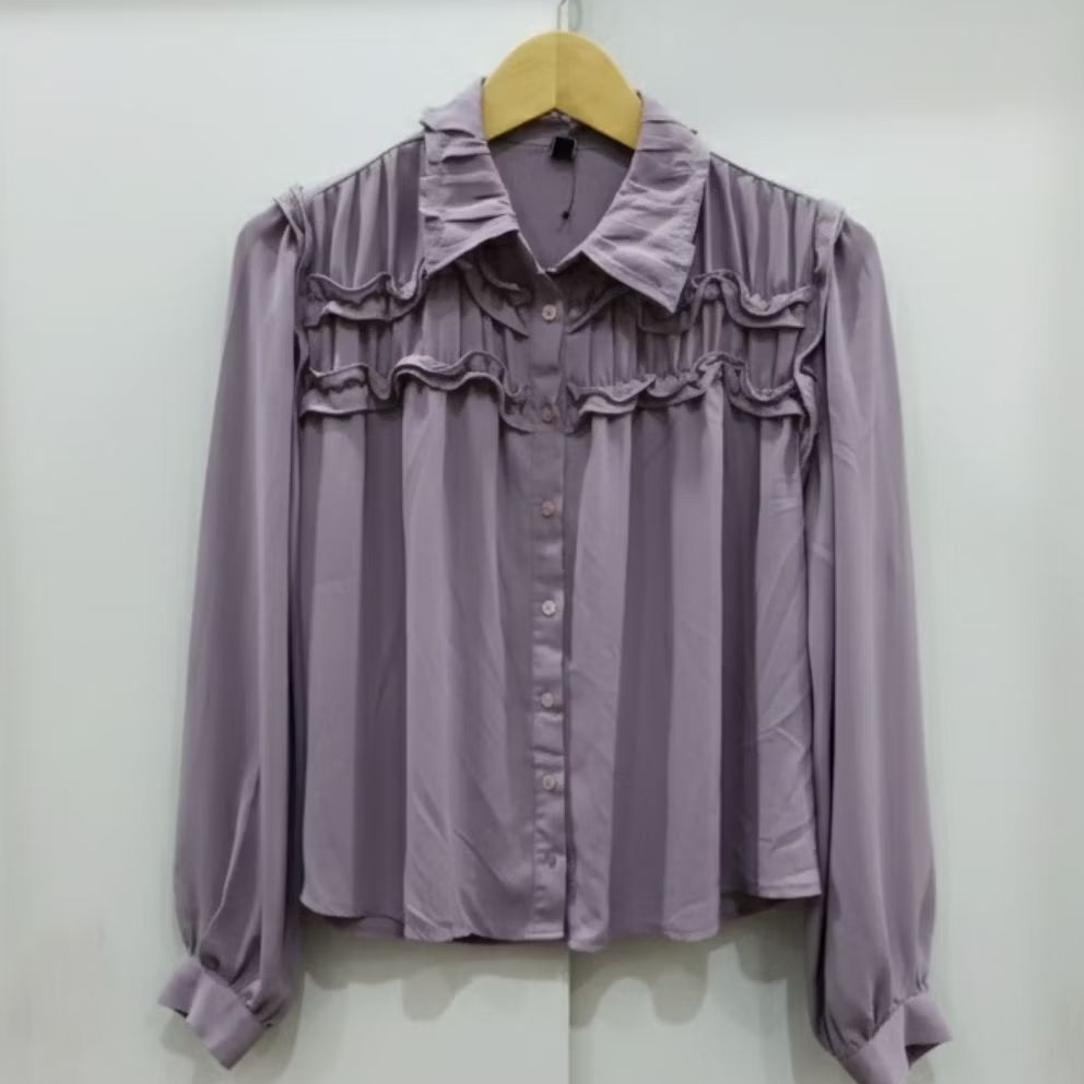 Kemeja Korea Mauve