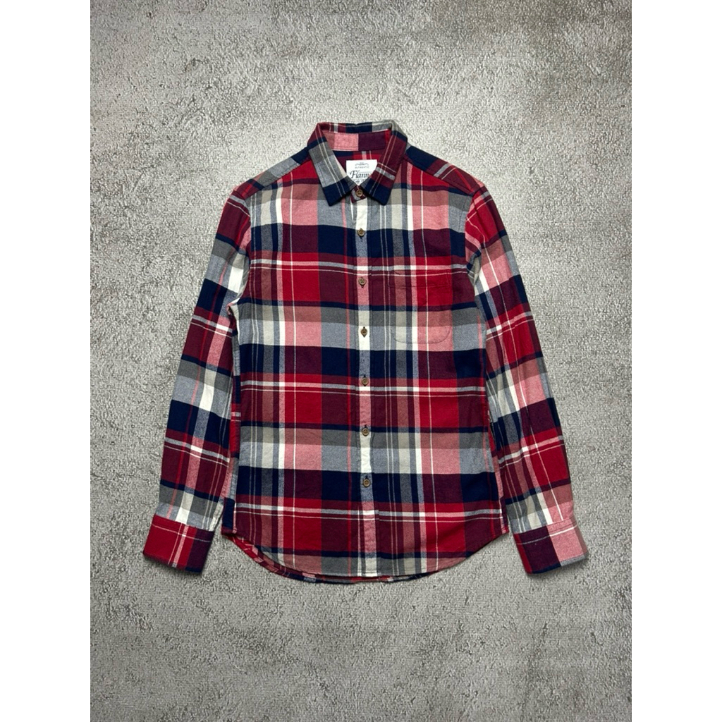 KEMEJA FLANNAL PRIA BOSSINI ORIGINAL