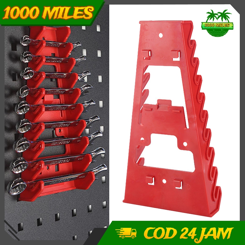 Gantungan Perkakas Multi Slot Bahan ABS Rak Organizer Kunci Pas Untuk Bengkel Rumah Dan Factory