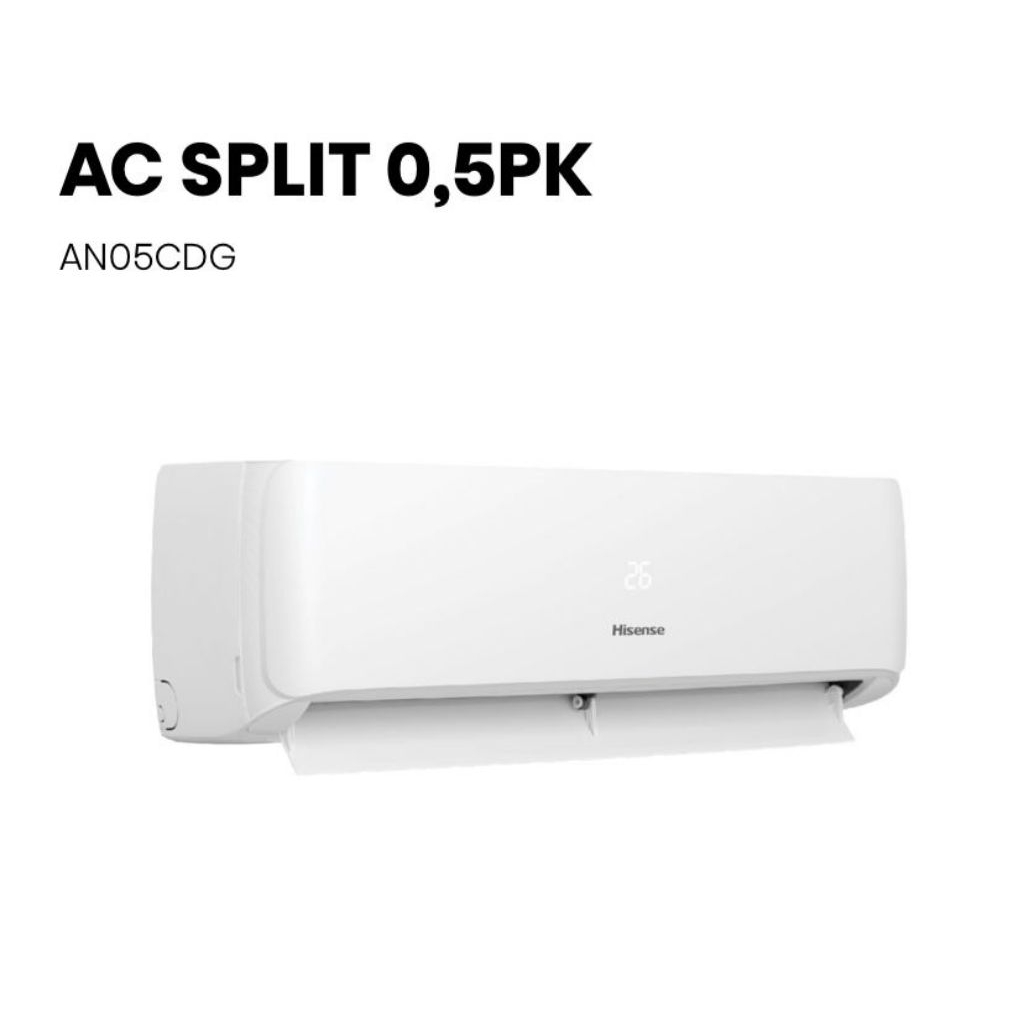 HISENSE AC SPLIT AN05CDG TERMURAH