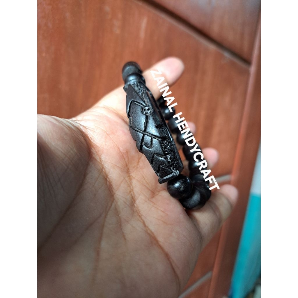 Gelang kayu hitam kalimantan 10mm