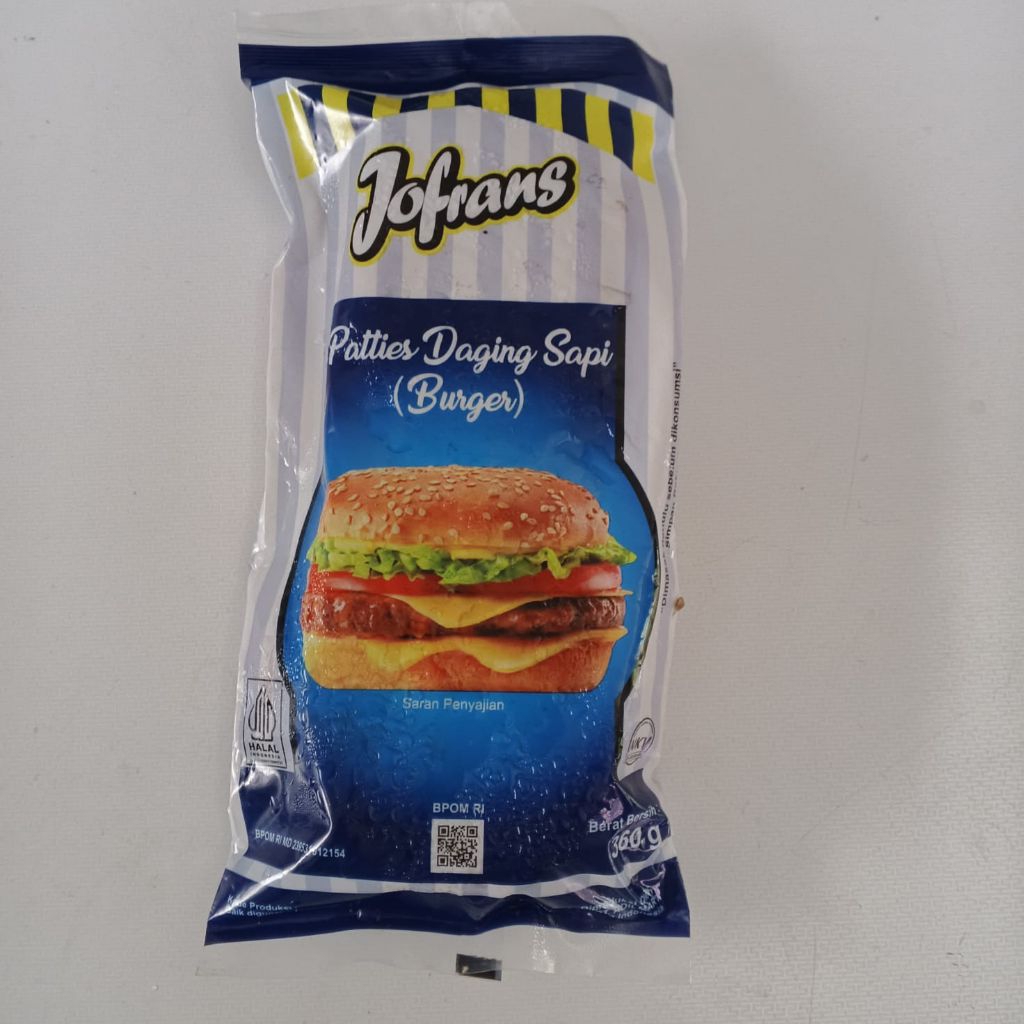 JOFRANS Beef Patties isi 6