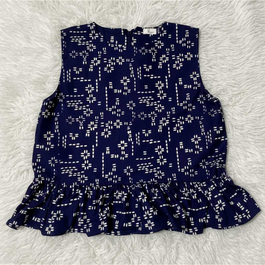 Inner outer wanita, top vest tanpa lengan, inner blouse batik