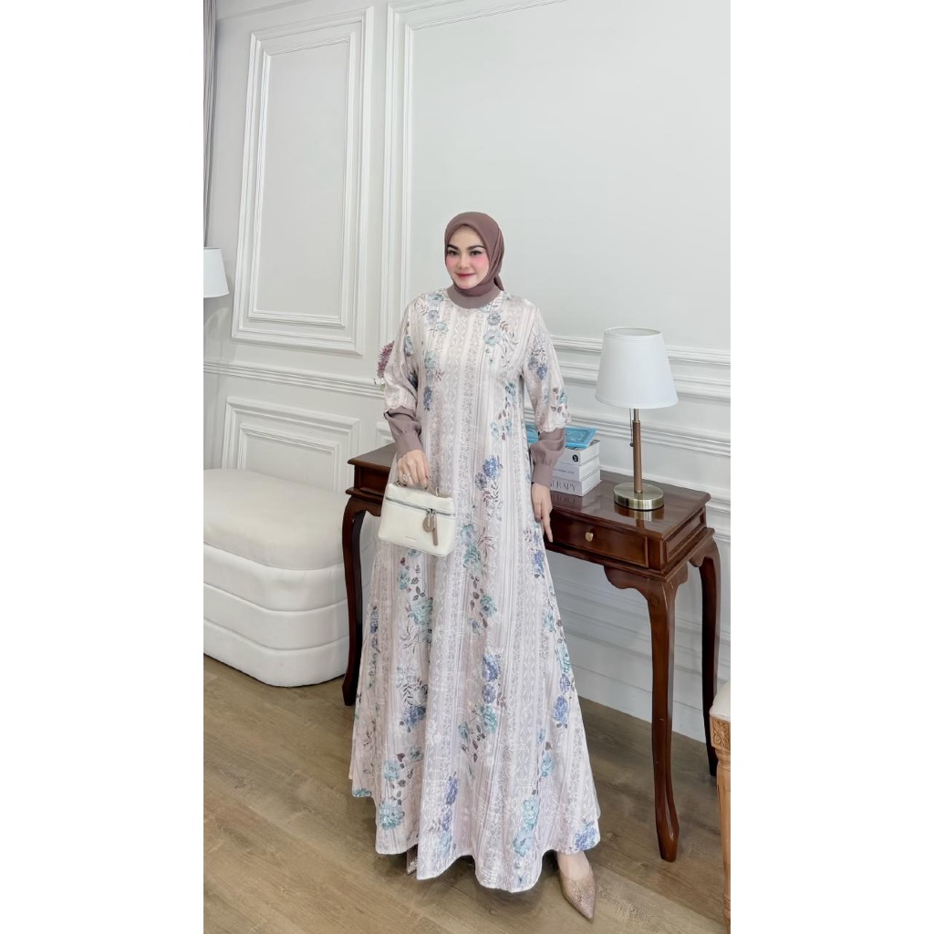 Maurelia Dress by Restu Mandeh / Gamis Restu Mandeh Original / Dress Restu Mandeh Premium
