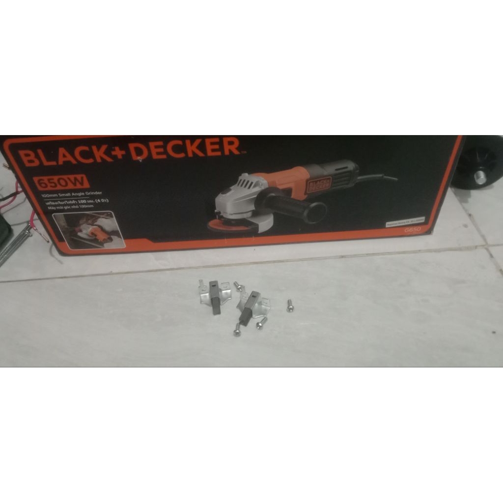 brush holder+rumah carbon brush gerinda black+Decker g650 original
