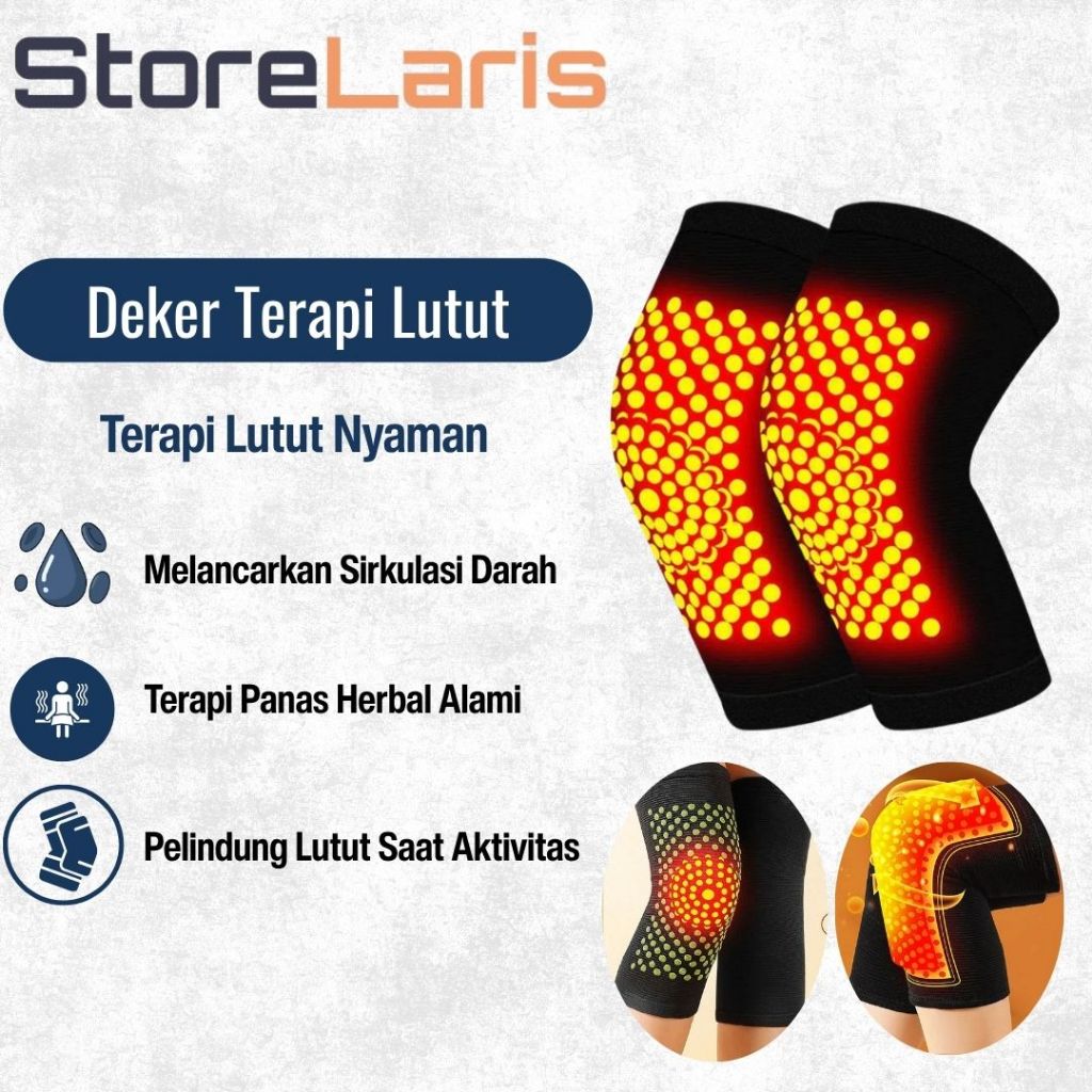 Deker Lutut Sarung Penghangat Support Ginger Dekker Lutut Magnetic Kaki Pemanas Terapi Kesehatan