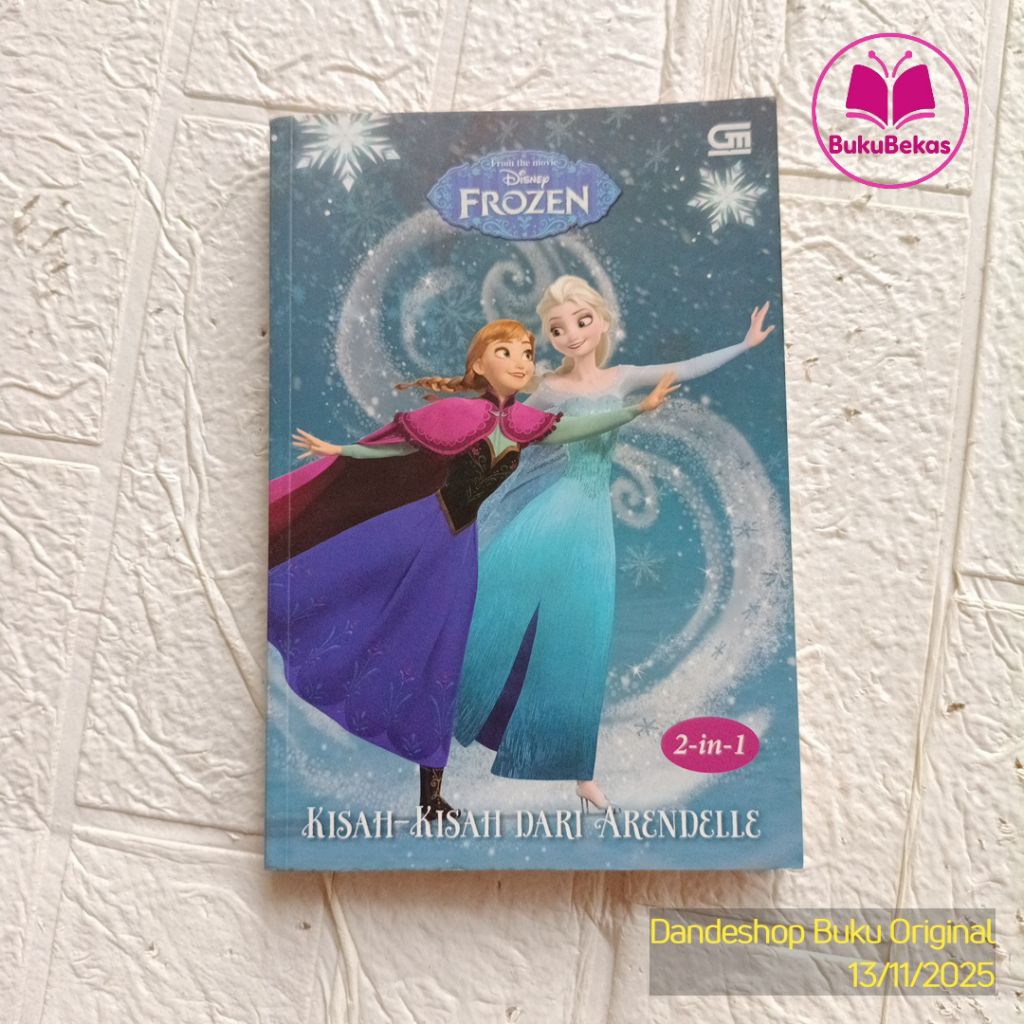 Frozen 2 in 1 Kisah Kisah Dari Arendelle - Novel Anak Disney Bekas Preloved