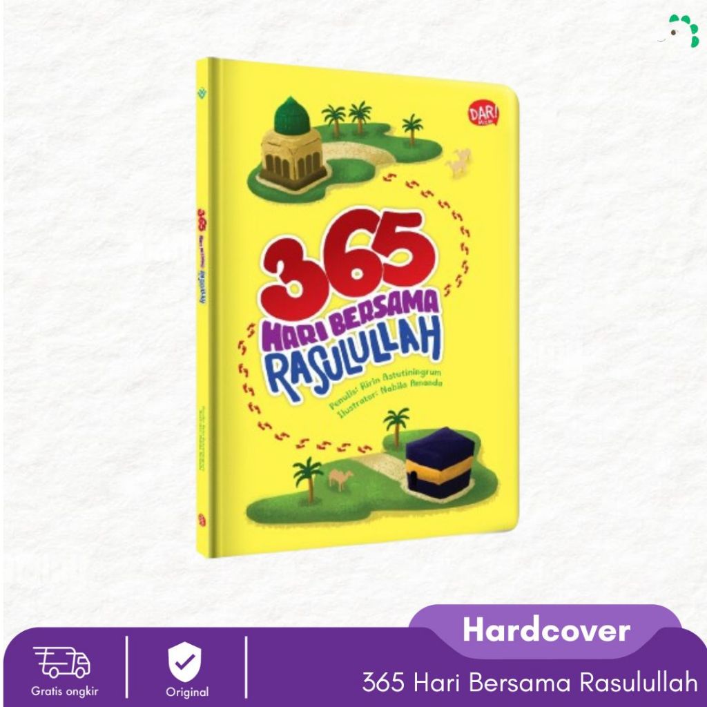HARDCOVER 365 Hari Bersama Rasulullah/ Cerita Nabi Muhammad untuk Anak (DAR Mizan)