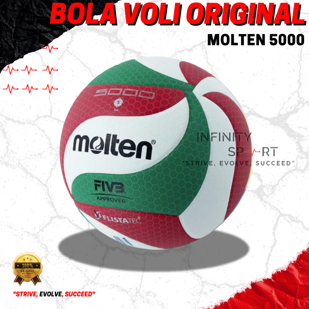 MOLTEN Bola voli molten 5000 ORIGINAL bola volly molten ORIGINAL