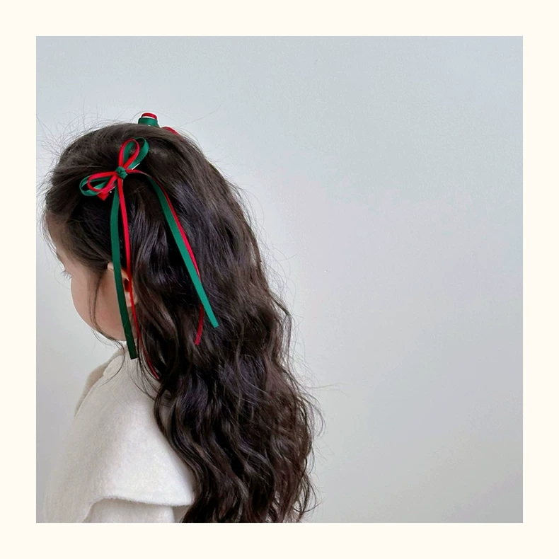 hair acc Christmas ribbon bow