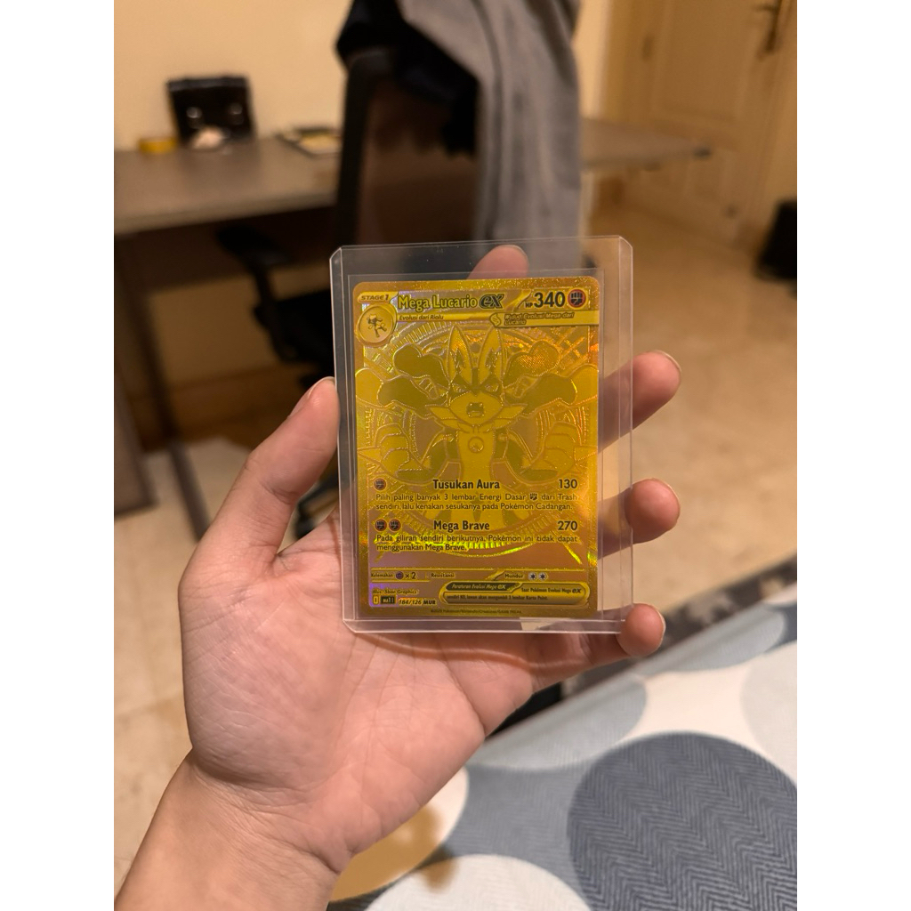 Pokemon Lucario EX MUR Mega evolusi INDO