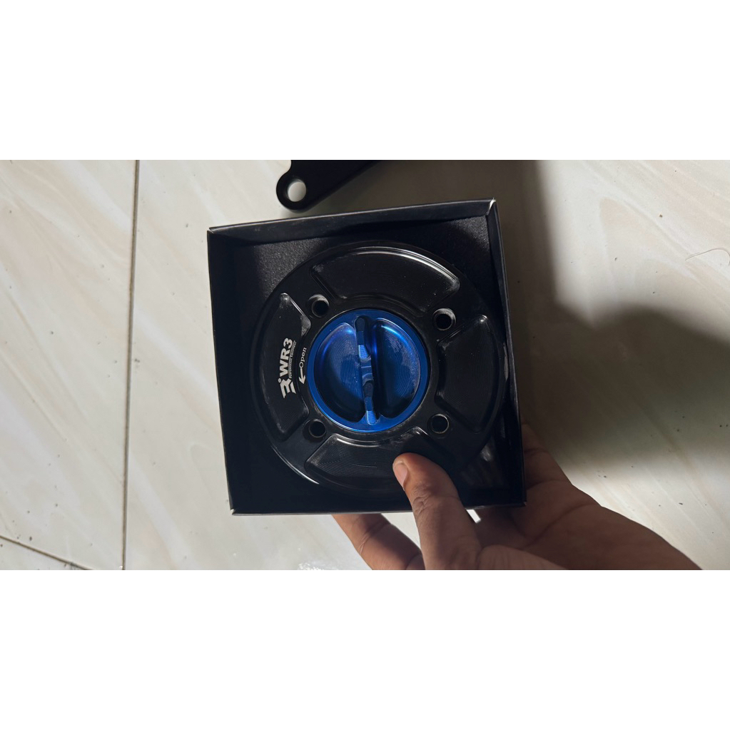 fuelcap wr3 zx25r blue second