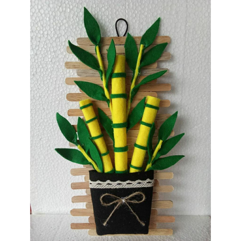 HIASAN DINDING MOTIF BAMBU