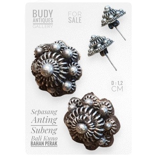 Sepasang Subeng Bali Kuno Bahan Asli Perak