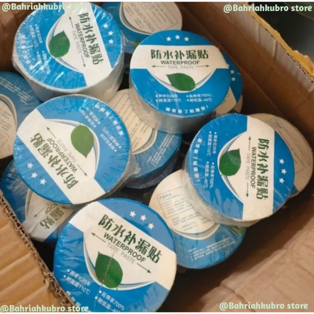 LAKBAN ALUMINIUM FOIL BUTYL ( 5CM x 3 METER )/LAKBAN ATAP BOCOR/ LAKBAN TANDON PIPA/ ALAT TAMBAL ATA