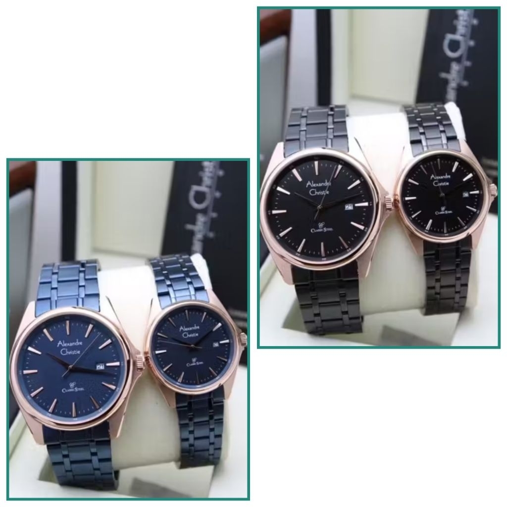 ALEXANDRE CHRISTIE COUPLE AC 8661 JAM TANGAN COUPLE ALEXANDRE CHRISTIE