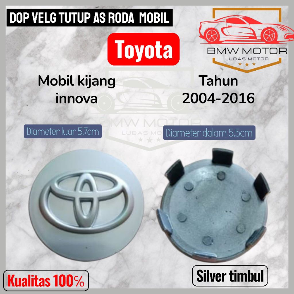 tutup dop roda velg mobil kijang innova