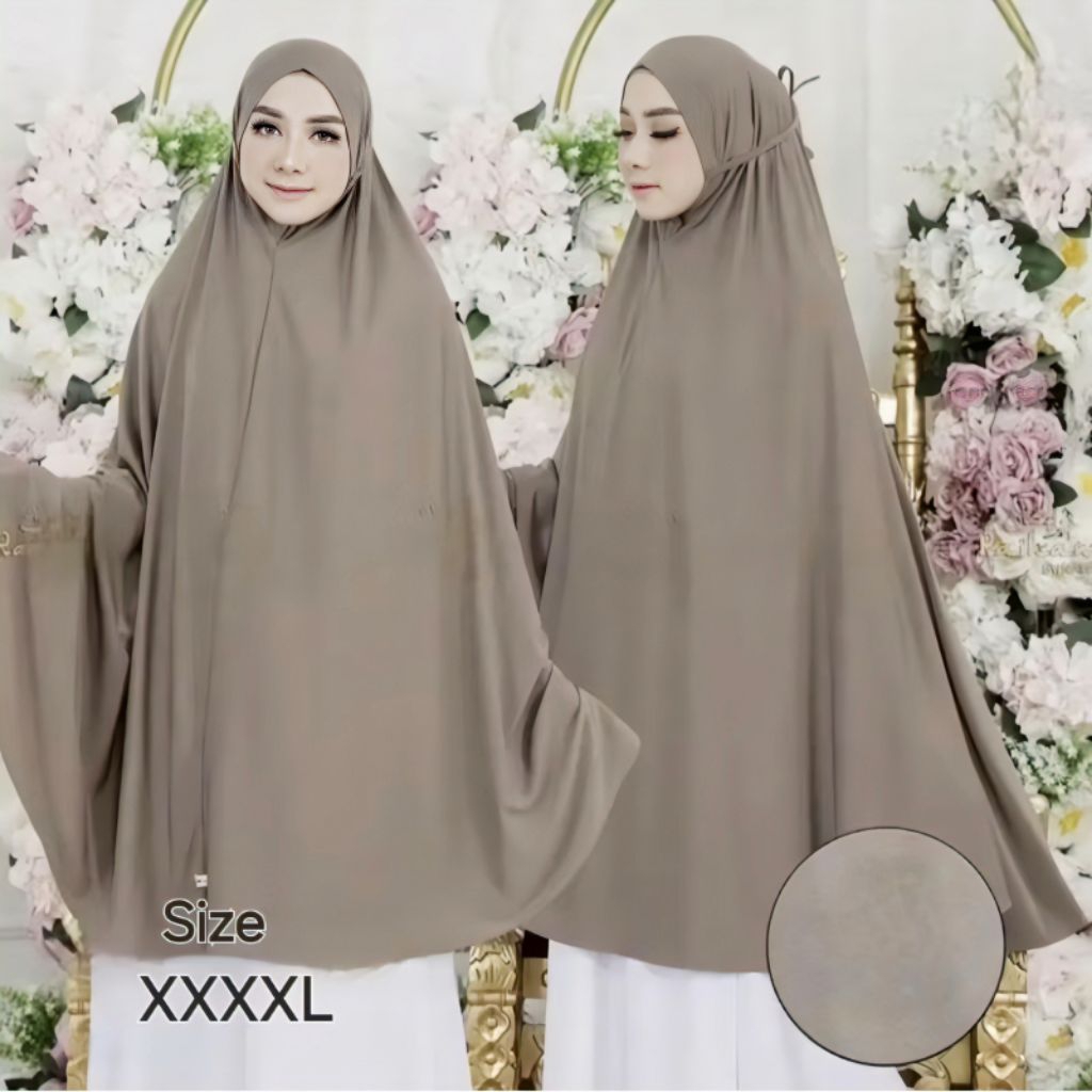 JILBAB BERGO TALI CRINKLE JUMBO SYARI&ELEGANT
