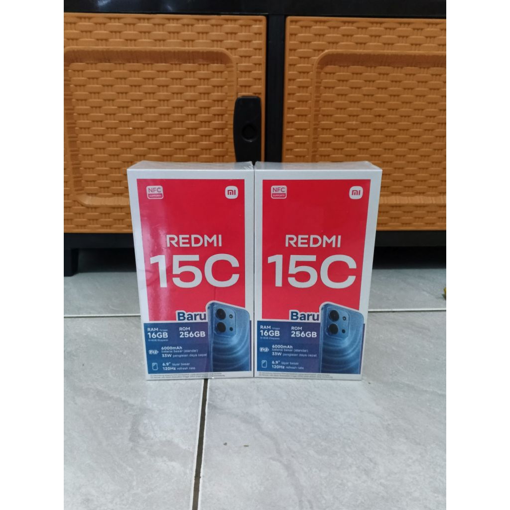 Xiaomi Redmi 15C 8/256 GB Batre 6000 mAh Garansi Resmi